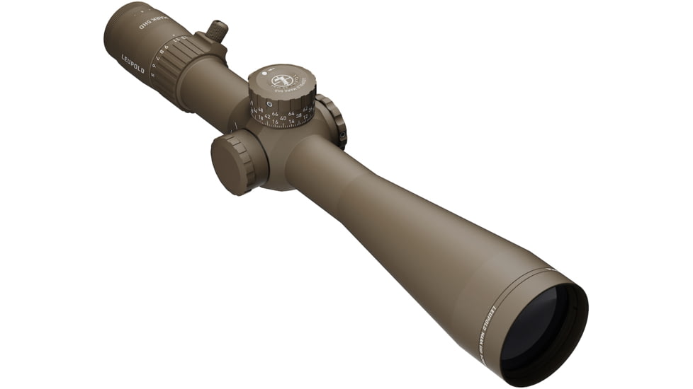 Leupold Mark 5HD 5-25x56 Rifle Scope, 35mm Tube, First Focal Plane, PR-1MOA, FDE, Small, 185070