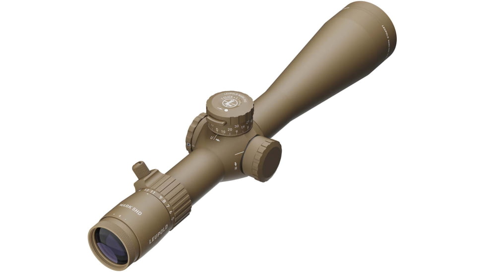Leupold Mark 5HD 5-25x56 Rifle Scope, 35mm Tube, First Focal Plane, PR2-MIL, FDE, Small, 185071