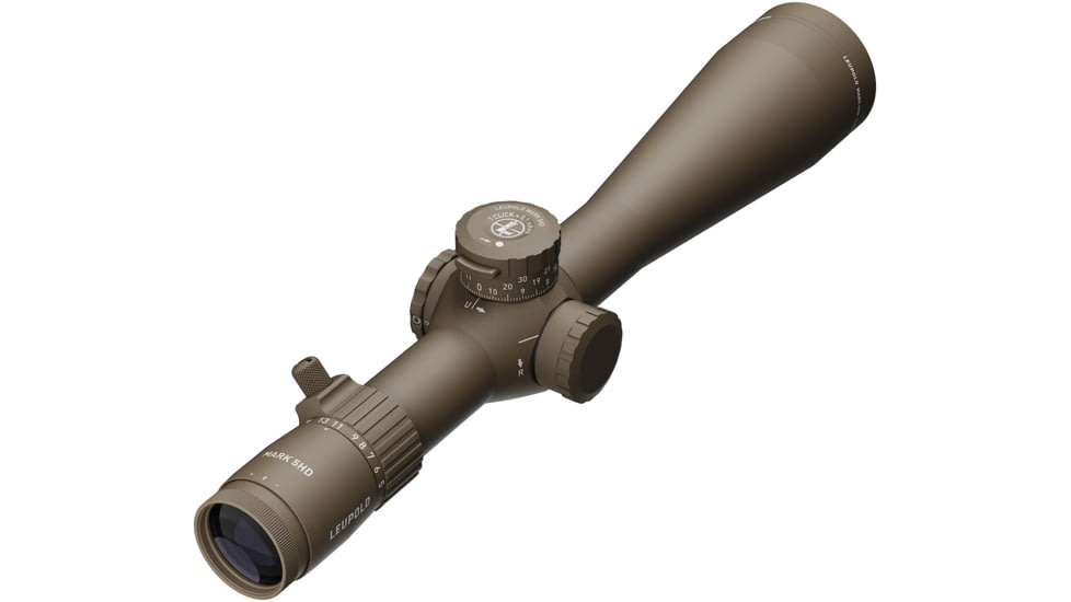 Leupold Mark 5HD 5-25x56 Rifle Scope, 35mm Tube, First Focal Plane, Tremor 3, FDE, Small, 185072