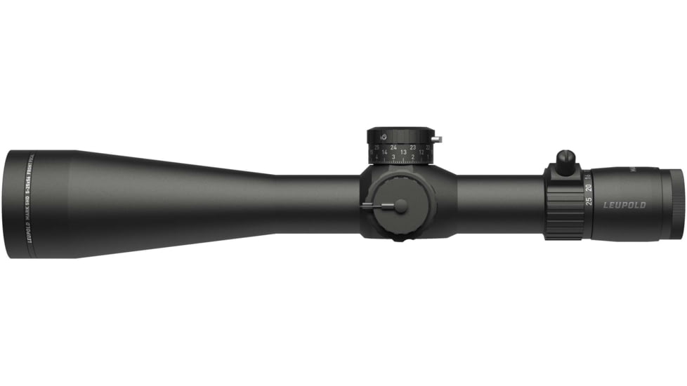 Leupold Mark 5HD 5-25x56mm Rifle Scope, 35 mm Tube, First Focal Plane, Black, Matte, Red PR1-MIL Reticle, Mil Rad Adjustment, 180610