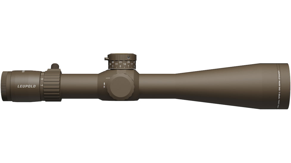 Leupold Mark 5HD 7-35x56 Rifle Scope, 35mm Tube, First Focal Plane, Tremor 3, FDE, Small, 185074