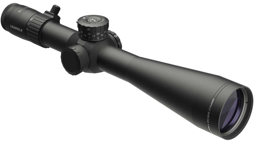 Leupold Mark 5HD 7-35x56mm Rifle Scope, 35 mm Tube, First Focal Plane, Black, Matte, Non-Illuminated PR2-MIL Reticle, Mil Rad Adjustment, 180223