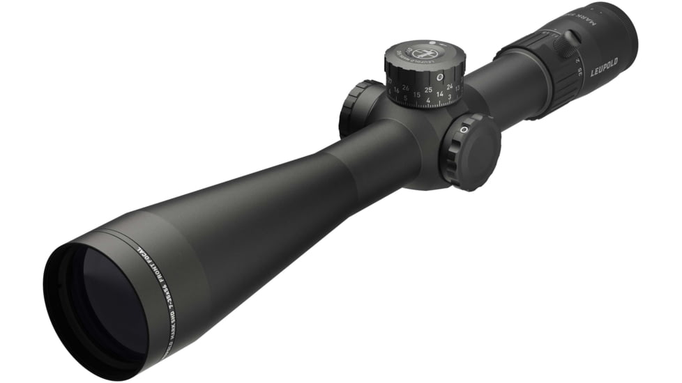 Leupold Mark 5HD 7-35x56mm Rifle Scope, 35 mm Tube, First Focal Plane, Black, Matte, Non-Illuminated PR2-MIL Reticle, Mil Rad Adjustment, 180223