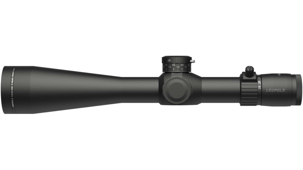 Leupold Mark 5HD 7-35x56mm Rifle Scope, 35 mm Tube, First Focal Plane, Black, Matte, Non-Illuminated PR2-MIL Reticle, Mil Rad Adjustment, 180223