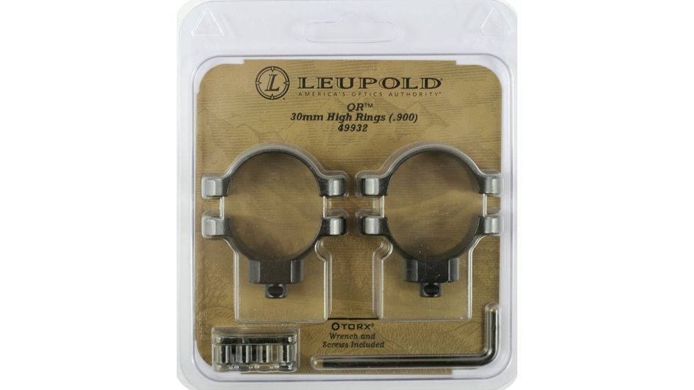 Leupold Quick Release Rifle Scope Rings, High, Gloss Black 49932