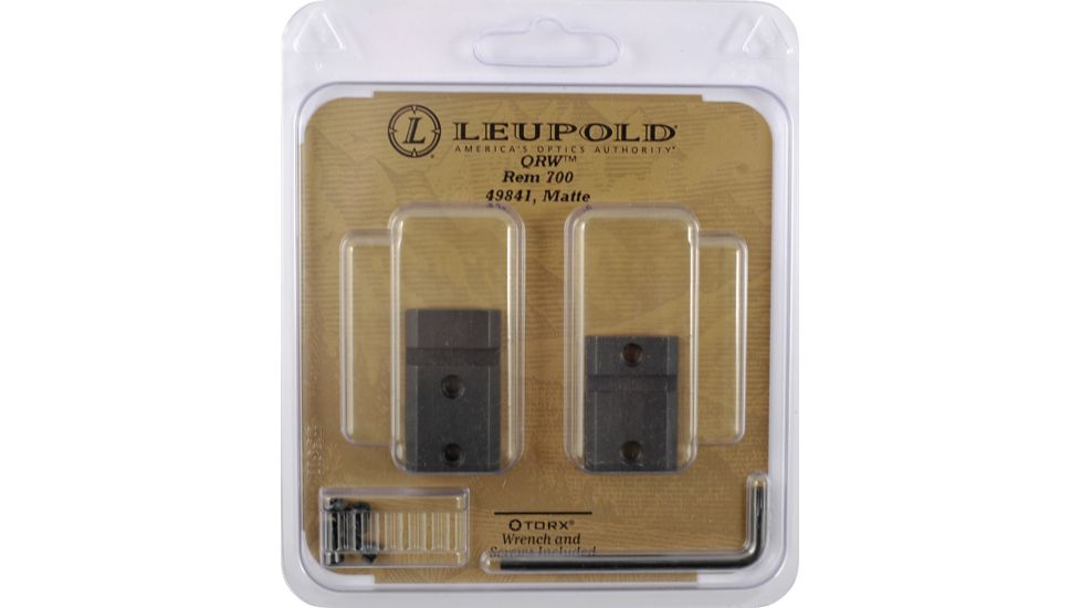 Leupold Quick Release Weaver Style 2 Piece Base, Matte Black 49841