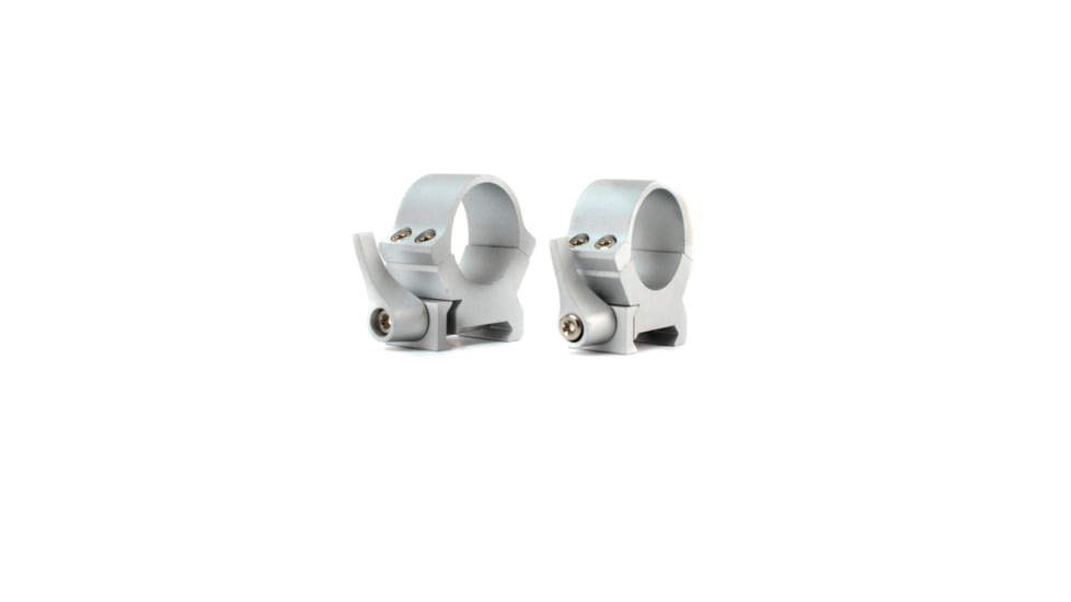 Leupold Quick Release Weaver Style QRW2 Rings, 1 inch, Medium, Silver, 174069
