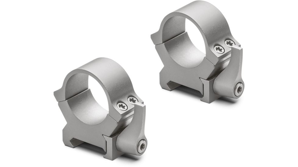 Leupold Quick Release Weaver Style QRW2 Rings, 1 inch, Low, Silver, 174066