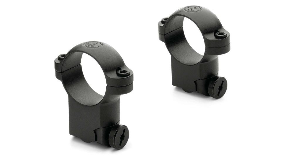 Leupold Rifle Scope Mount Rings, 1in, Ruger #1 &amp; 77/22, High, Matte Black 50217