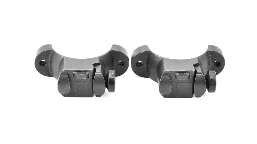 Leupold Rifle Scope Mount Rings, 30mm, Ruger #1 &amp; 77/22, Medium, Matte Black 51038