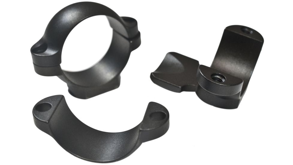 Leupold Standard Rifle Scope Ring, 1in, Extension, Low, Matte Black, 49910