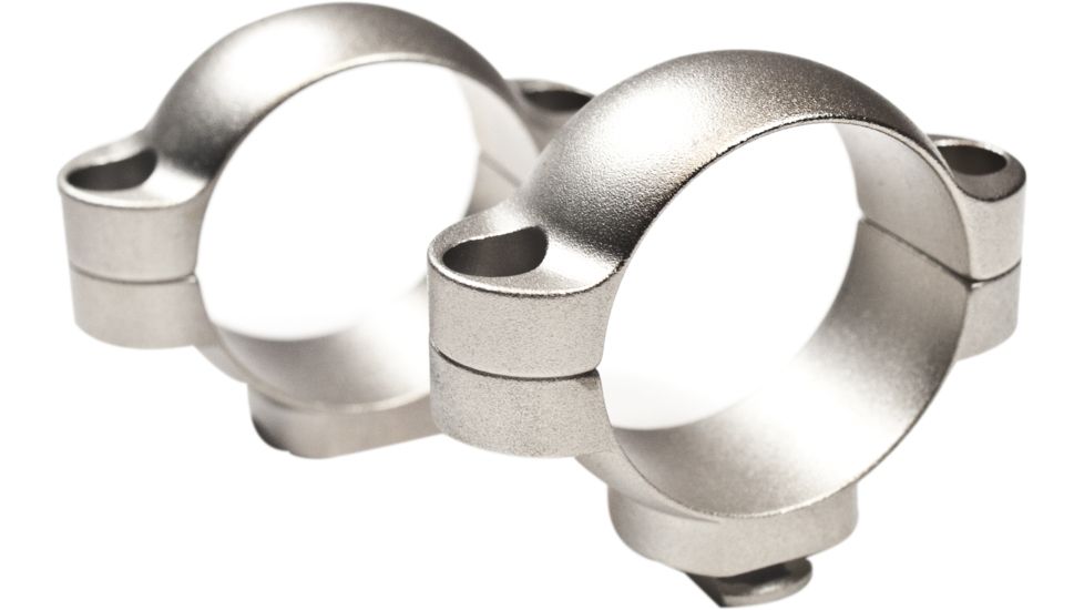 Leupold Standard Rifle Scope Ring, 30mm, Medium, Silver, 52494