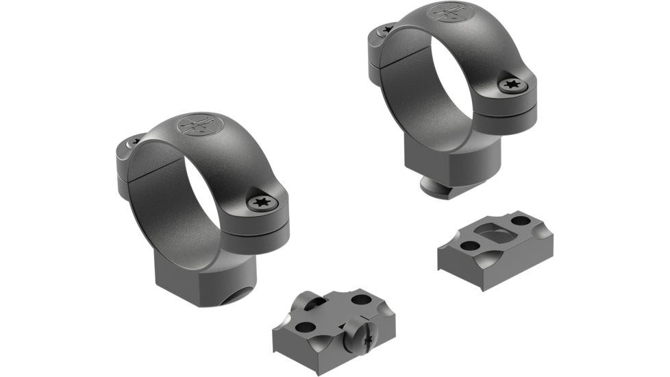 Leupold STD Tikka T3/T3x 2-pc Base/1in Medium Rings, Matte, Black, 178560