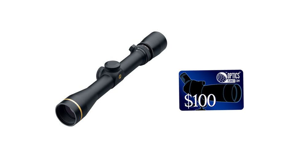 Leupold VX-3 1.75-6x32mm Matte Duplex Rifle Scope 66385, FREE 100 OpticsPlanet E-Gift Certificate