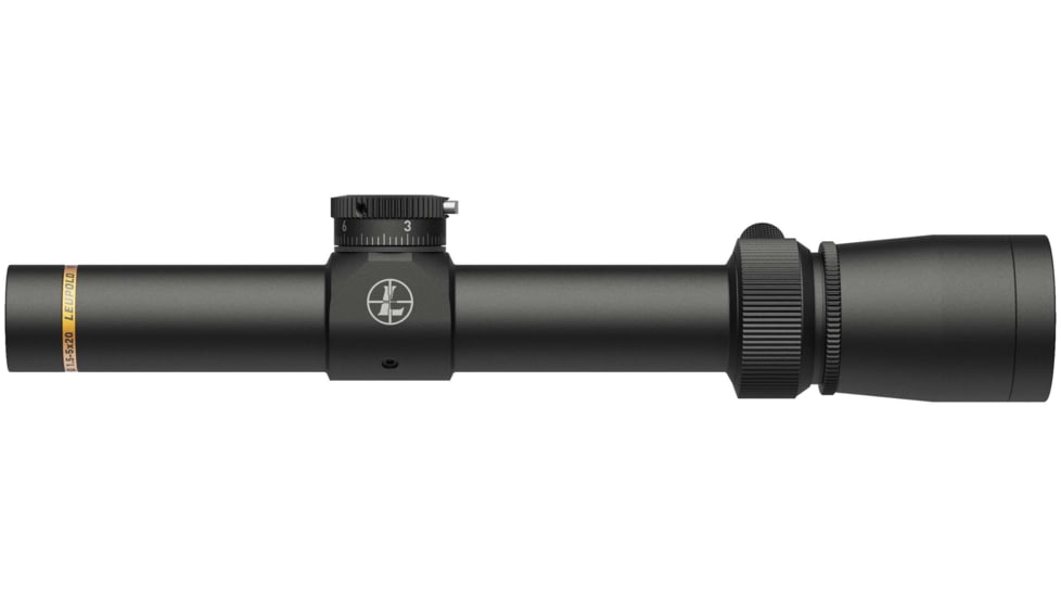 Leupold VX-3HD 1.5-5x20mm Rifle Scope, 1 in Tube, Second Focal Plane, Black, Matte, Non-Illuminated Duplex Reticle, MOA Adjustment, 180615