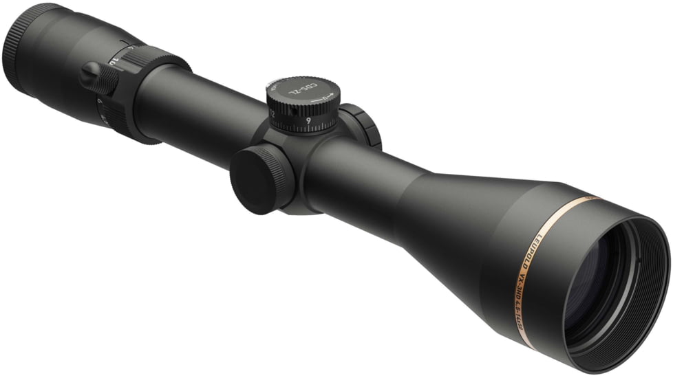 Leupold VX-3HD 4.5-14x50mm Rifle Scope, 30 mm Tube, Second Focal Plane, Black, Matte, Red FireDot Twilight Hunter Reticle, MOA Adjustment, 180629