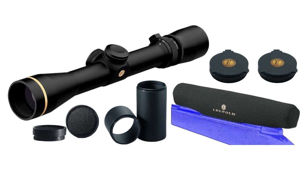 Leupold VX-3i 3.5-10x50mm Matte Heavy Duplex 170686 w/ Objective and Eyepiece Cover &amp; Anti-Reflective Device &amp; 2.5in Sunshade &amp; Scope Cover
