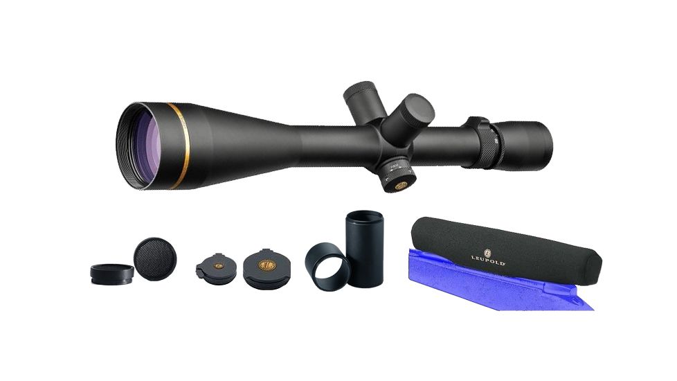 Leupold VX-3i 6.5-20x50mm Side Focus CDS Target w/ Wind-Plex 170888 w/ Objective and Eyepiece Cover &amp; Anti-Reflective Device &amp; 2.5in Sunshade &amp; Scope Cover