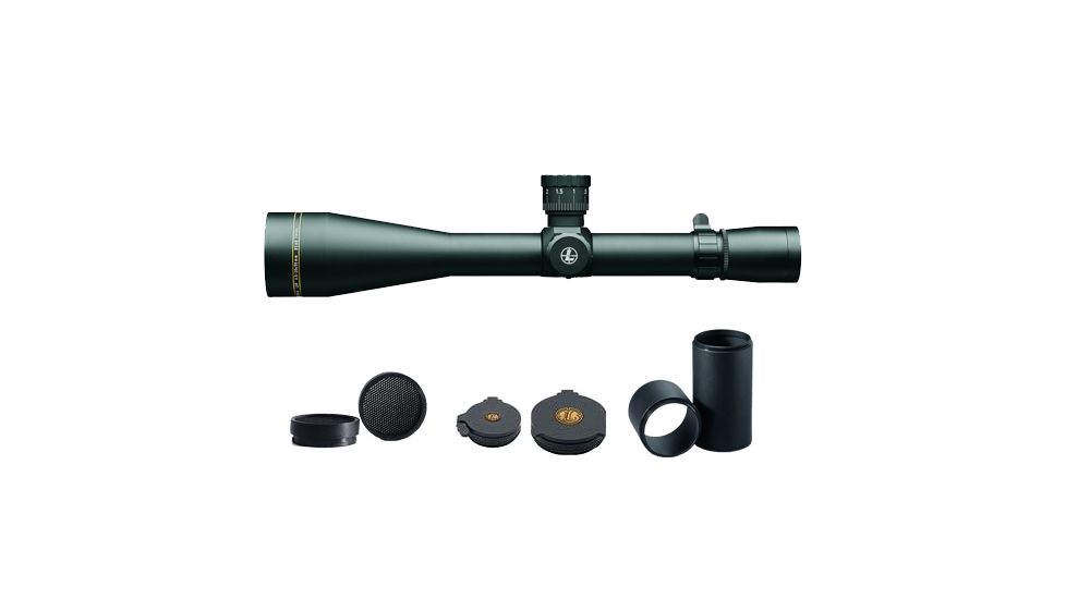 Leupold VX-3i LRP 8.5-25x50mm Side Focus FFP TMR 172347 w/ Objective and Eyepiece Cover &amp; Anti-Reflective Device &amp; 2.5in Sunshade