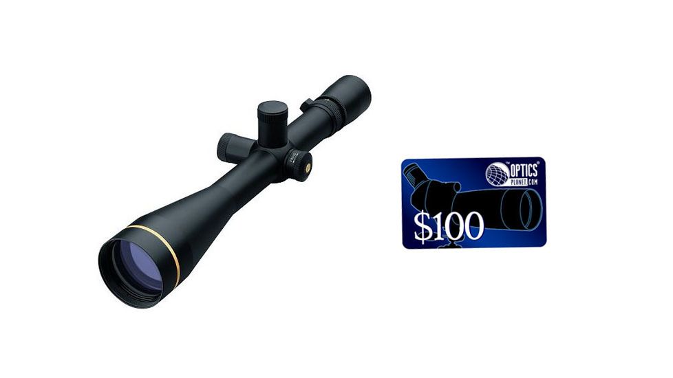 Leupold VX-3L 6.5-20x56 Long Range Target Rifle Scope, Matte Black, Varmint Hunters Reticle, FREE 100 OpticsPlanet E-Gift Certificate