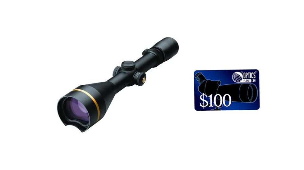 Leupold VX-3L 4.5-14x56mm 30mm Side Focus CDS Rifle Scope,Matte,Wind-Plex Reticle 120609, FREE 100 OpticsPlanet E-Gift Certificate