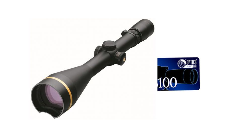 Leupold VX-3L 6.5-20x56 Long Range Target Rifle Scope, Matte Black, Fine Duplex 66725, FREE 100 OpticsPlanet E-Gift Certificate