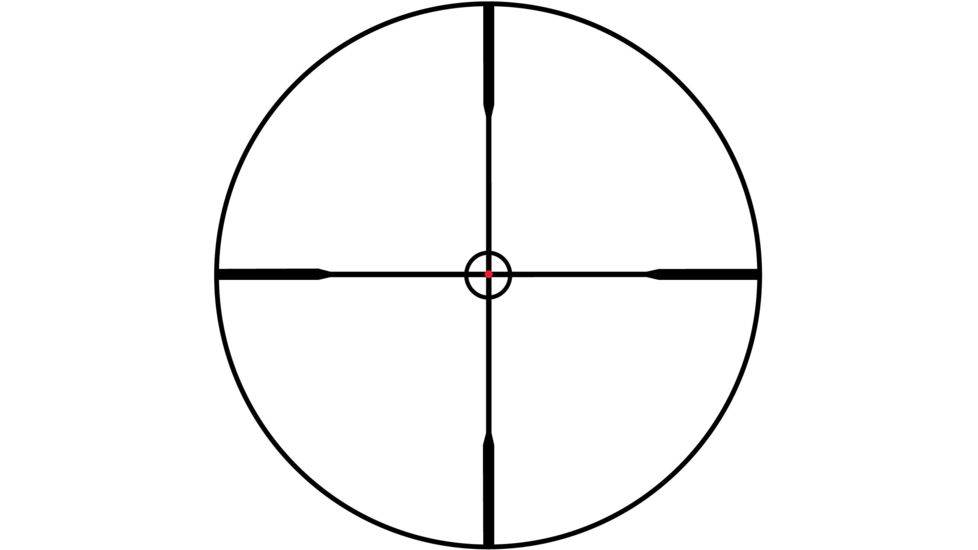 Leupold Competition VX-4.5HD Service Rifle 1-4.5x24mm Rifle Scope, 30 mm Tube, Second Focal Plane, Black, Matte, Red FireDot Bull-Ring Reticle, MOA Adjustment, 176281