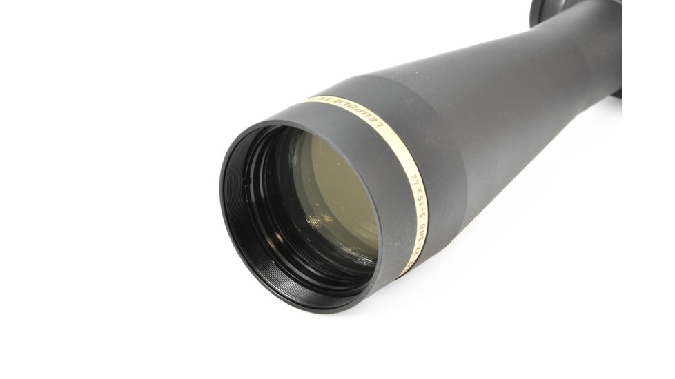 Leupold VX-5HD 3-15x44mm Rifle Scope, 30 mm Tube, Second Focal Plane, Black, Matte, Red FireDot Duplex Reticle, MOA Adjustment, 172368