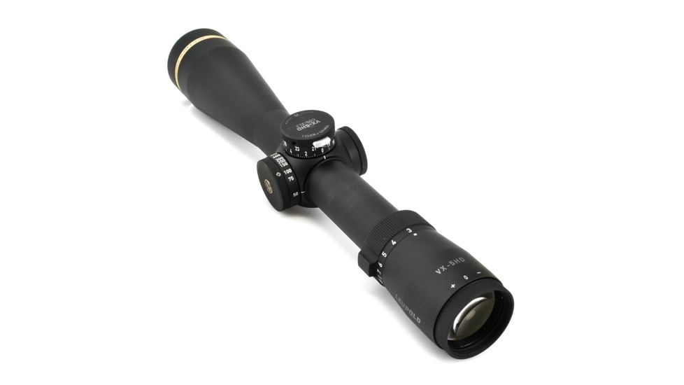 Leupold VX-5HD 3-15x44mm Rifle Scope, 30 mm Tube, Second Focal Plane, Black, Matte, Non-Illuminated Wind-Plex Reticle, MOA Adjustment, 171715