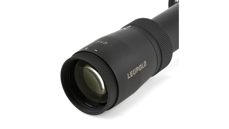 Leupold VX-5HD 3-15x44mm Rifle Scope, 30 mm Tube, Second Focal Plane, Black, Matte, Non-Illuminated Wind-Plex Reticle, MOA Adjustment, 171715