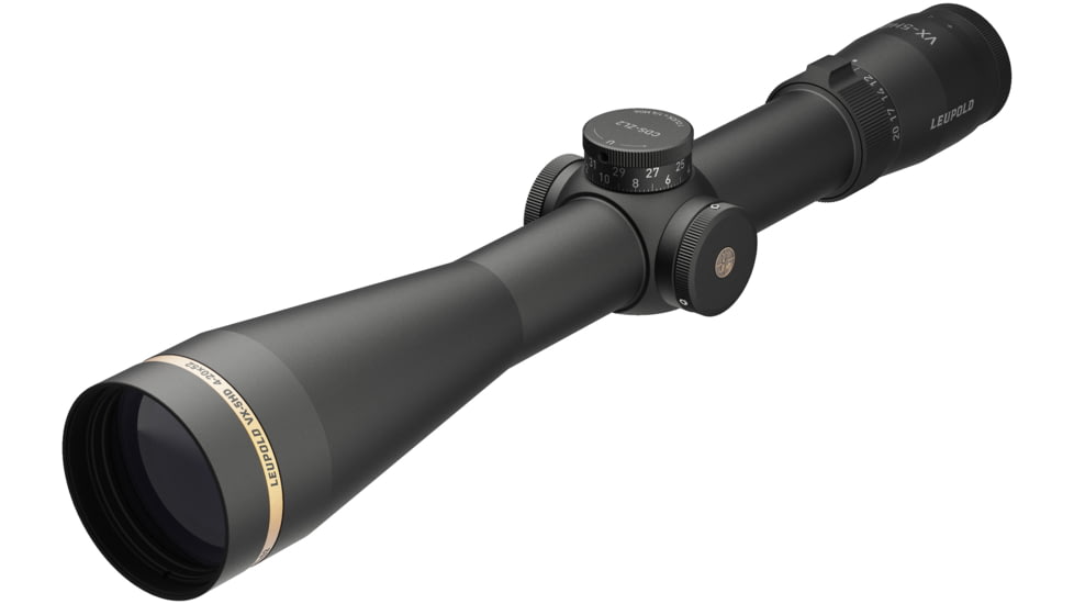 Leupold VX-5HD 4-20x52mm Rifle Scope, 34 mm Tube, Second Focal Plane, Non-Illuminated Duplex Reticle, Black, Matte, 171701