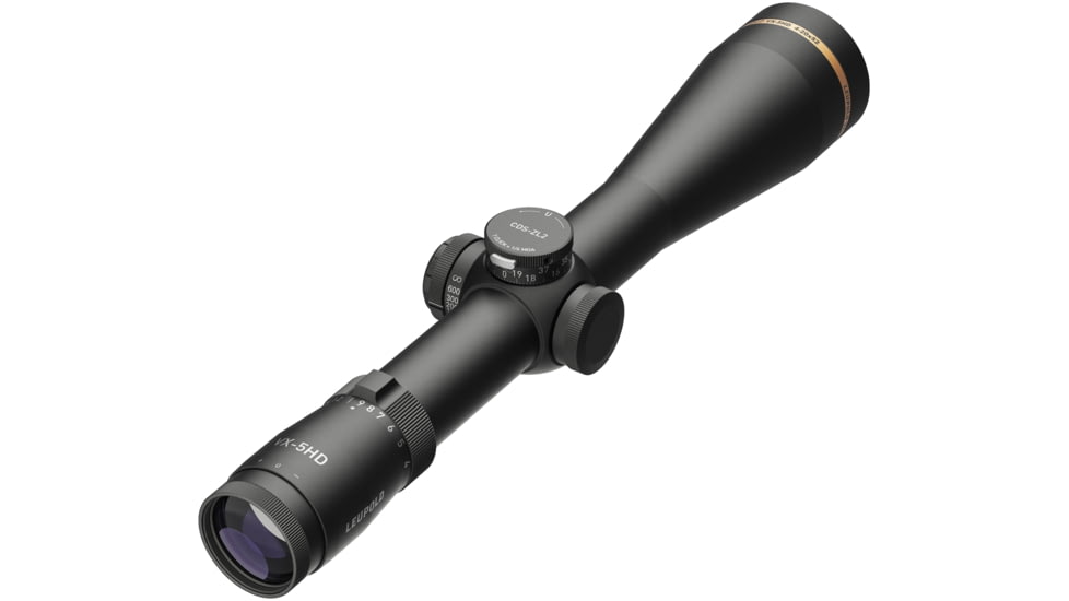 Leupold VX-5HD 4-20x52mm Rifle Scope, 34 mm Tube, Second Focal Plane, Red FireDot Duplex Reticle, Black, Matte, 178166