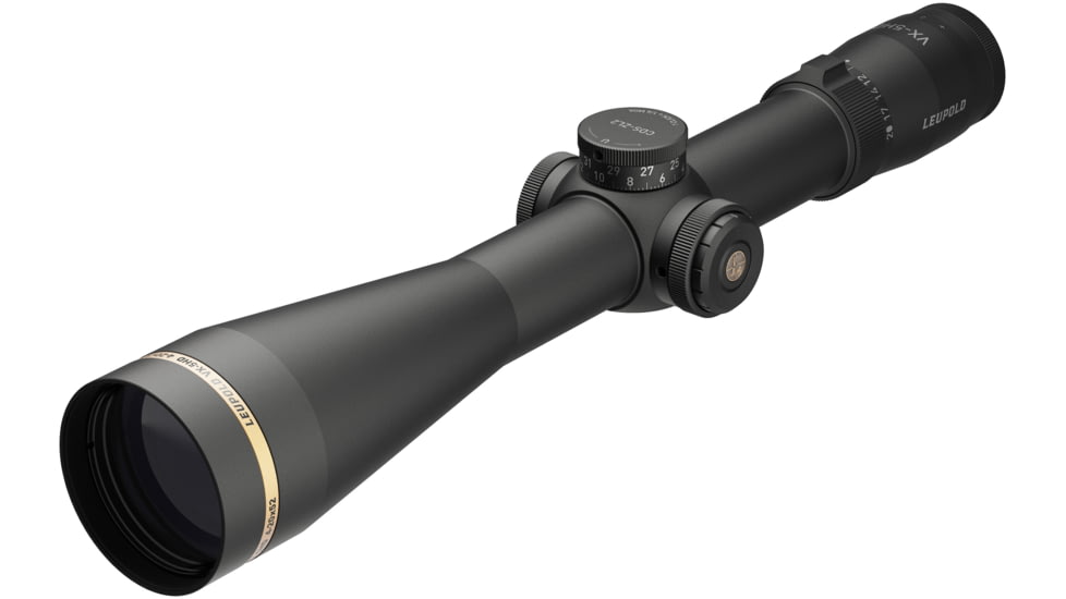 Leupold VX-5HD 4-20x52mm Rifle Scope, 34 mm Tube, Second Focal Plane, Red FireDot Duplex Reticle, Black, Matte, 178166