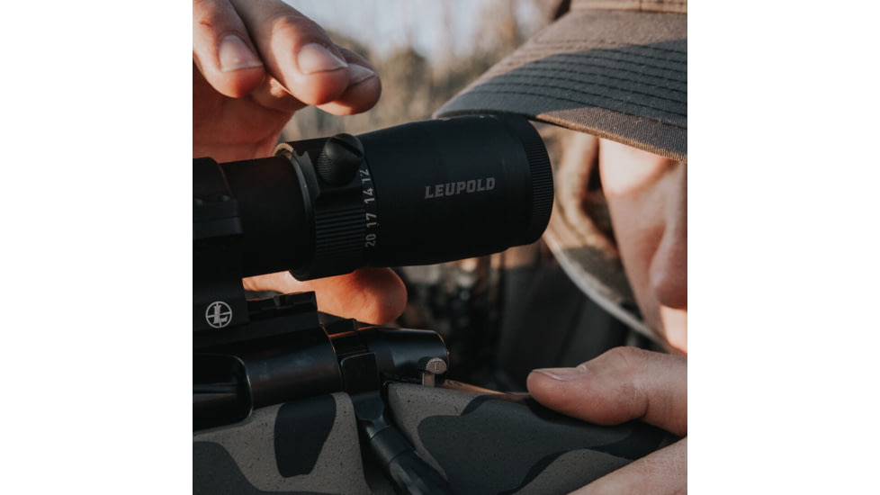 Leupold VX-5HD Gen 2 3-15x44mm 30mm Tube Riflescope, Second Focal Plane, CDS-SZL2 Side Focus Duplex Reticle, Black, 183848