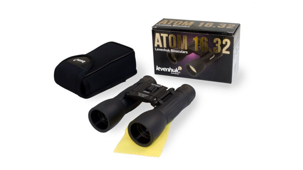Levenhuk Atom 16x32 Binoculars, Black, Medium 67678