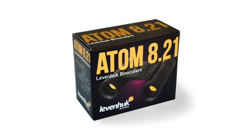 Levenhuk Atom 8x21 Binoculars, Black, Medium 67675