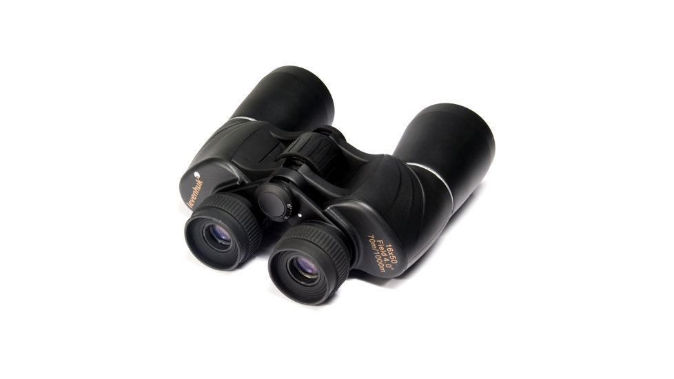 Levenhuk 16x50mm Bino PLUS Binoculars, Black, Medium 49150