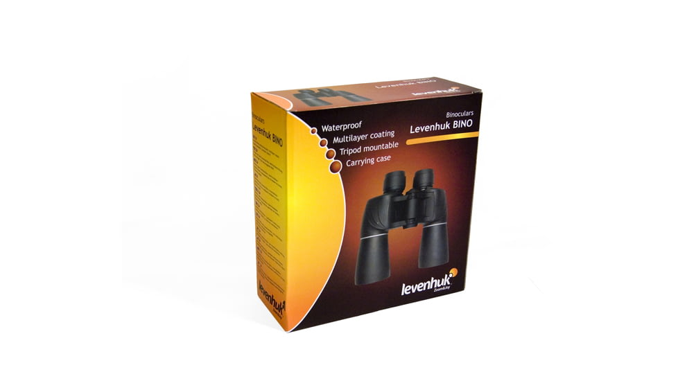 Levenhuk 16x50mm Bino PLUS Binoculars, Black, Medium 49150