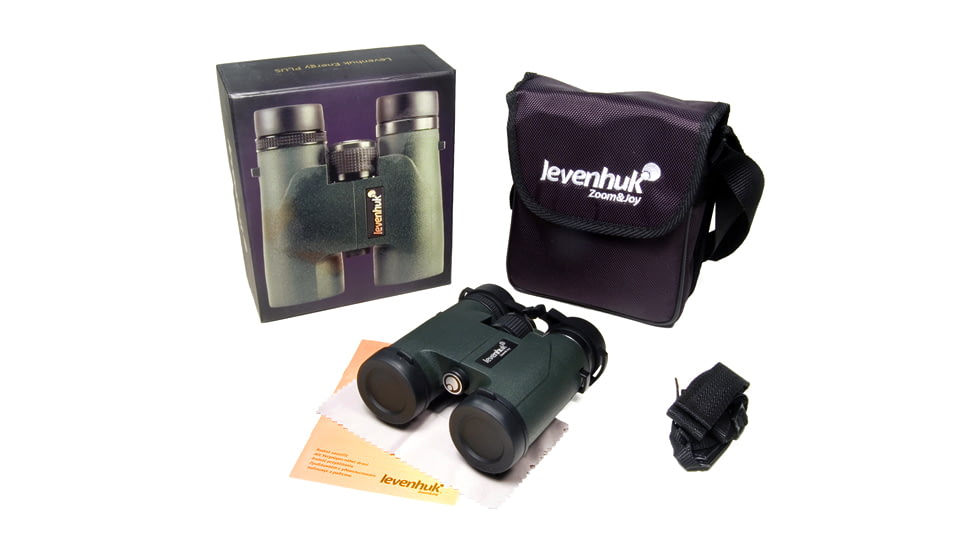 Levenhuk Energy PLUS Binoculars, Green, Medium 50907