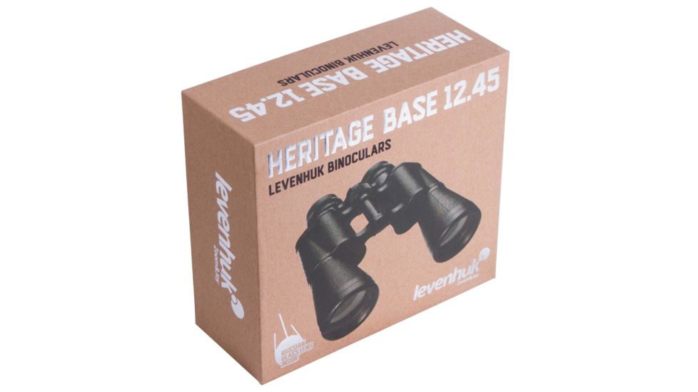 Levenhuk Heritage BASE 12x45 Binoculars, Black 71392