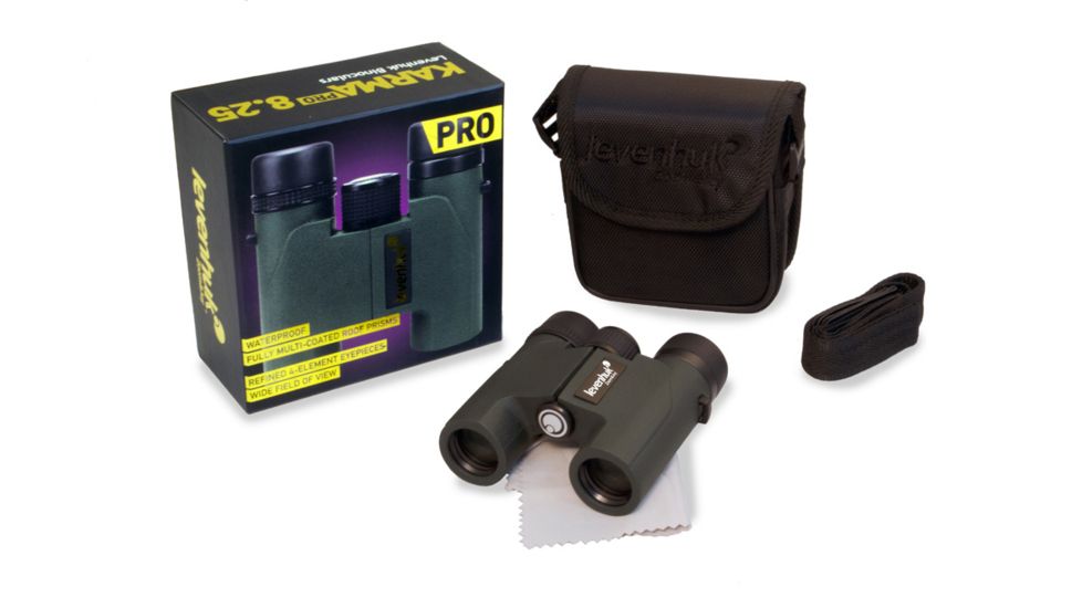 Levenhuk Karma PRO 8x25 Binoculars, Green 67702
