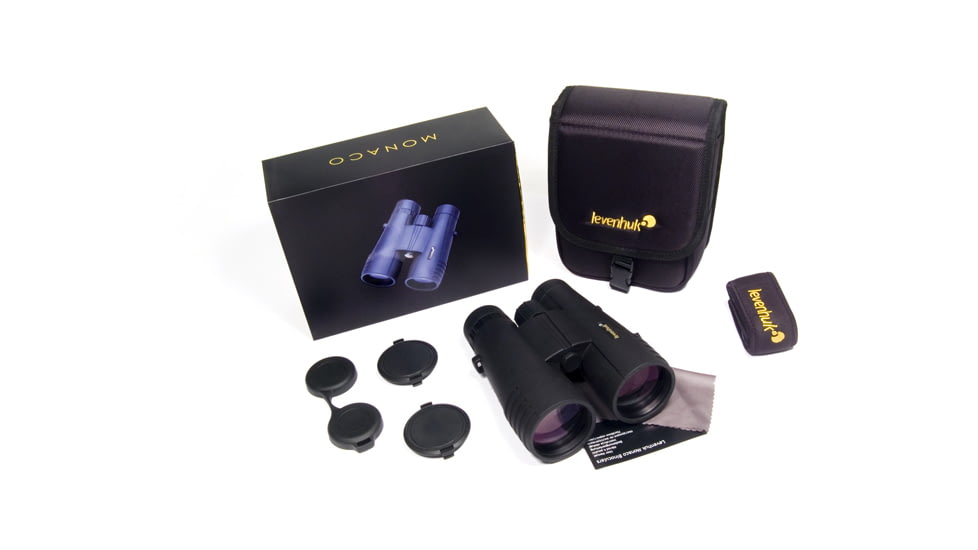 Levenhuk Monaco Binoculars, Black, Medium 49134