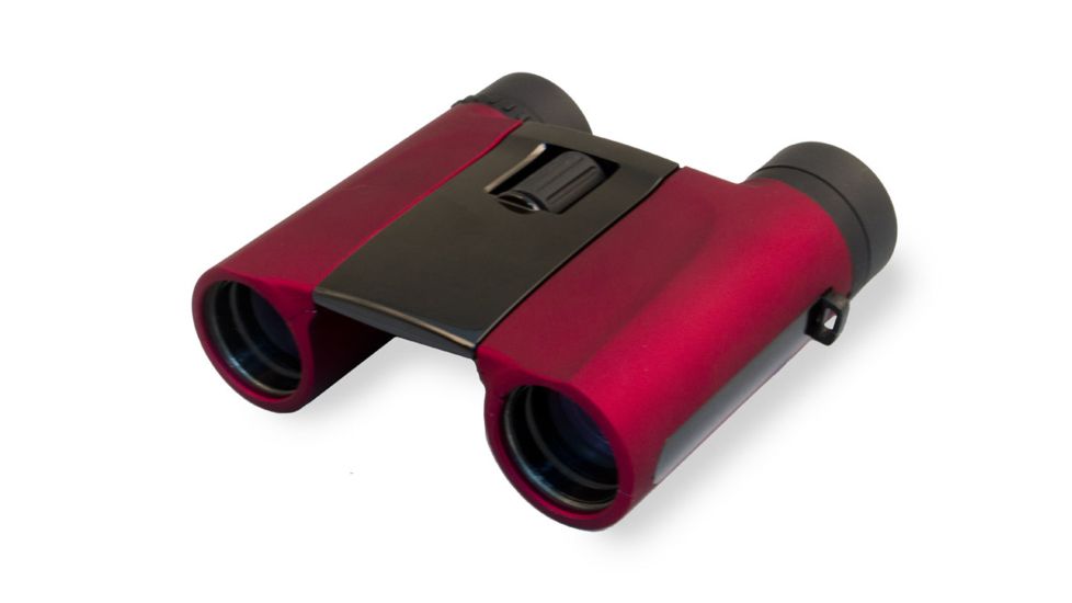 Levenhuk Rainbow 8x25 Red Berry Binoculars, Red, Small 67693