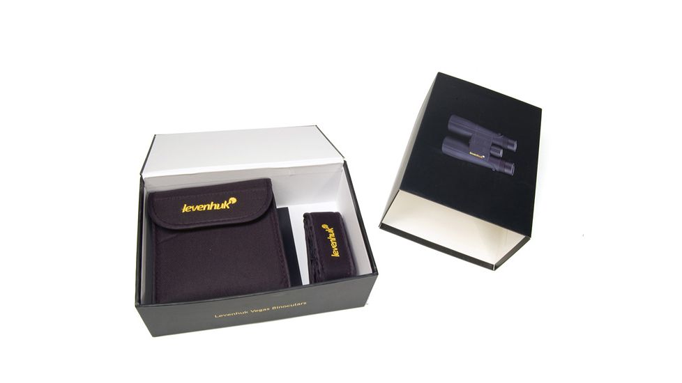 Levenhuk Vegas Binoculars, Black, Medium 29206