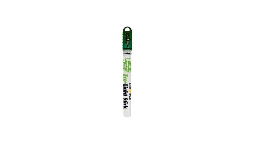 Life Gear Glow LED Eco Light Stick with Flasher, Green LG500