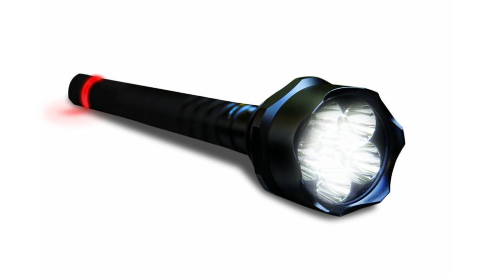 Life Gear Highland Series 1000 Lumen Tactical Flashlight with Red Flasher