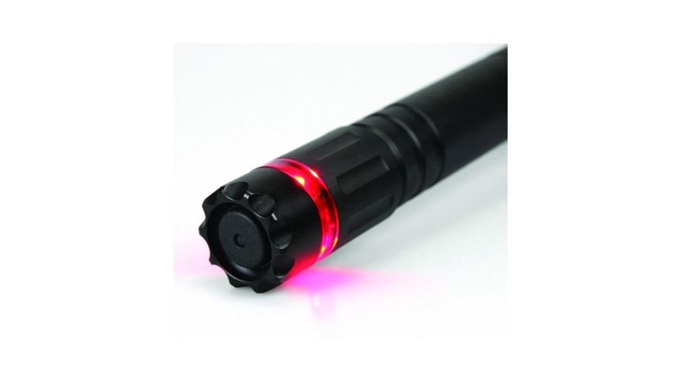 Life Gear Highland Series 400 Lumen Tactical Flashlight with Red Flasher