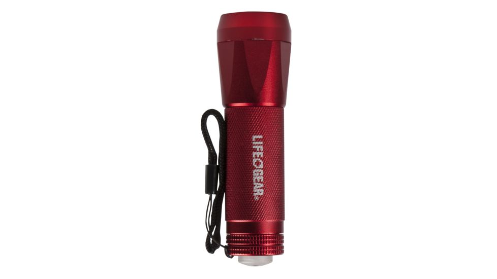 Life Gear Zoom Focus 160 Lumens Flashlight, Red AA09-60589-SA4