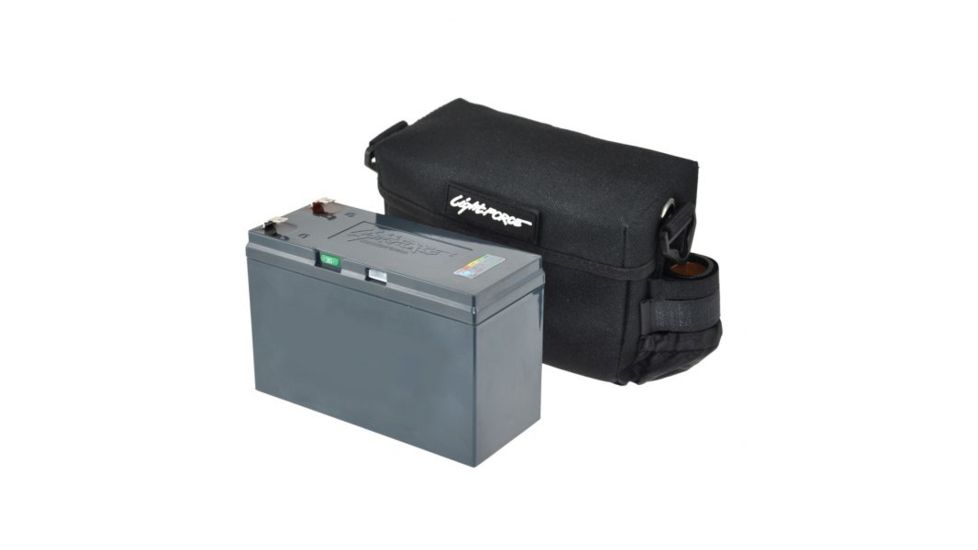 Lightforce Performance Lighting LiFePo4 High Capacity Lithium Iron Phosphate In Field Battery Power Pack,Black,US BP7LIFEUS