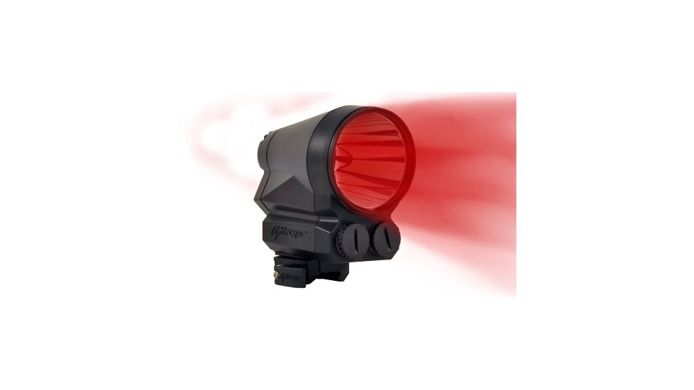 Lightforce Performance Lighting PRED9X-RED with intense red LED, Black, PRED9X-RED-GJQC